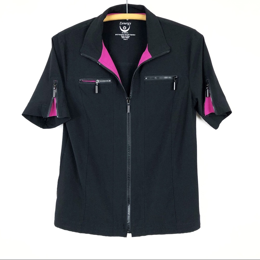 Zenergy Chico’s zip front shirt